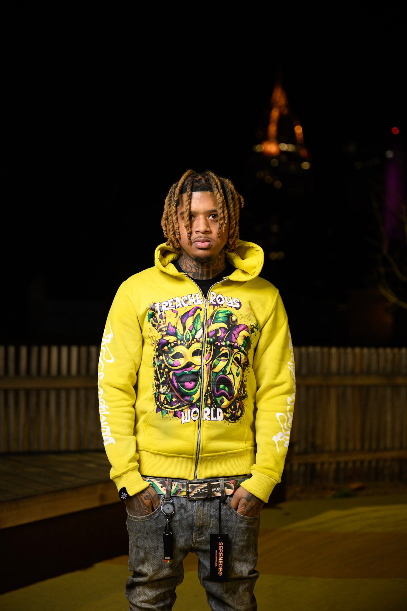 “Home Of Mardi Gras” Zip up hoodies